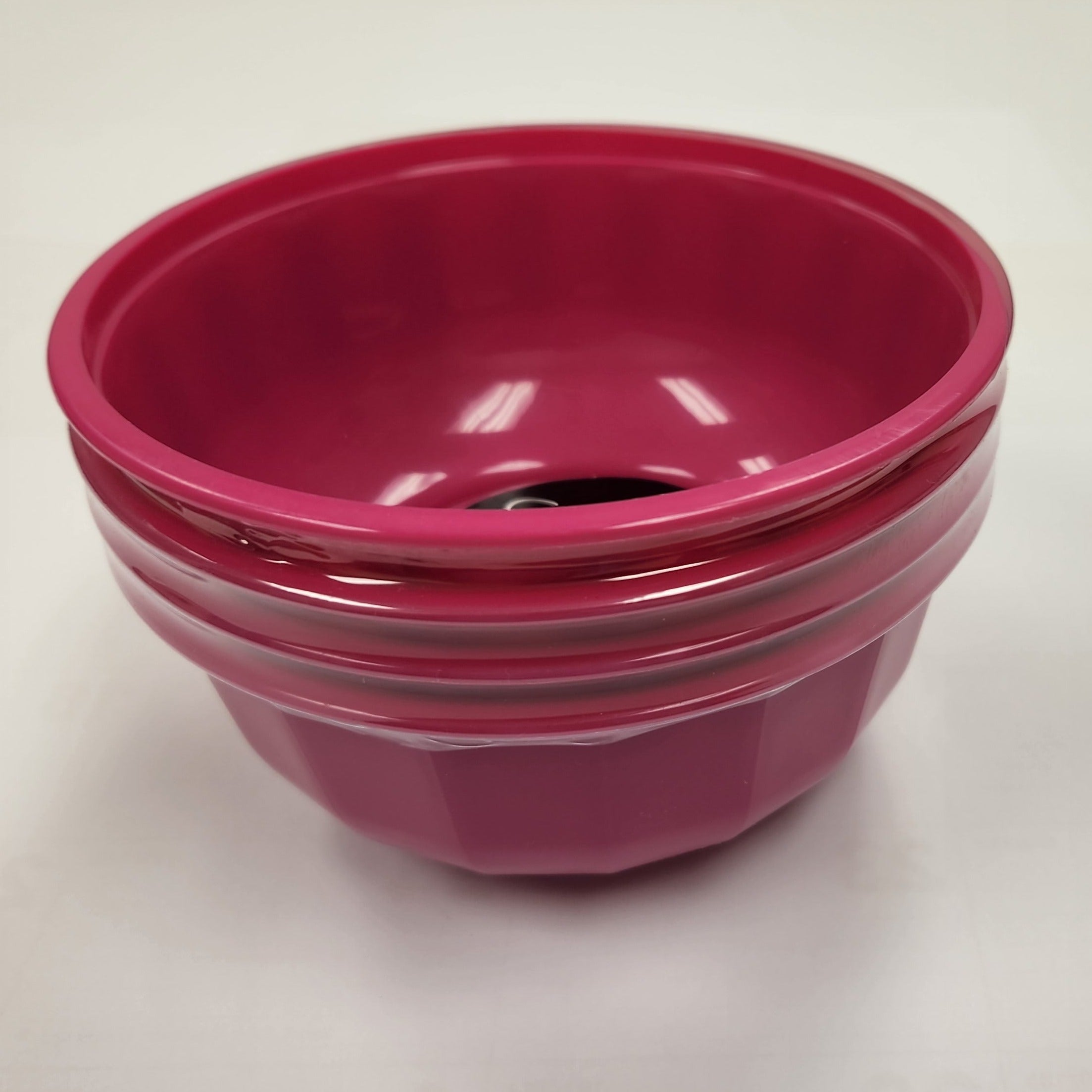 B&R Plastics | FB28-4-36515 | 28oz Fushia Red Bowls 4P Pack