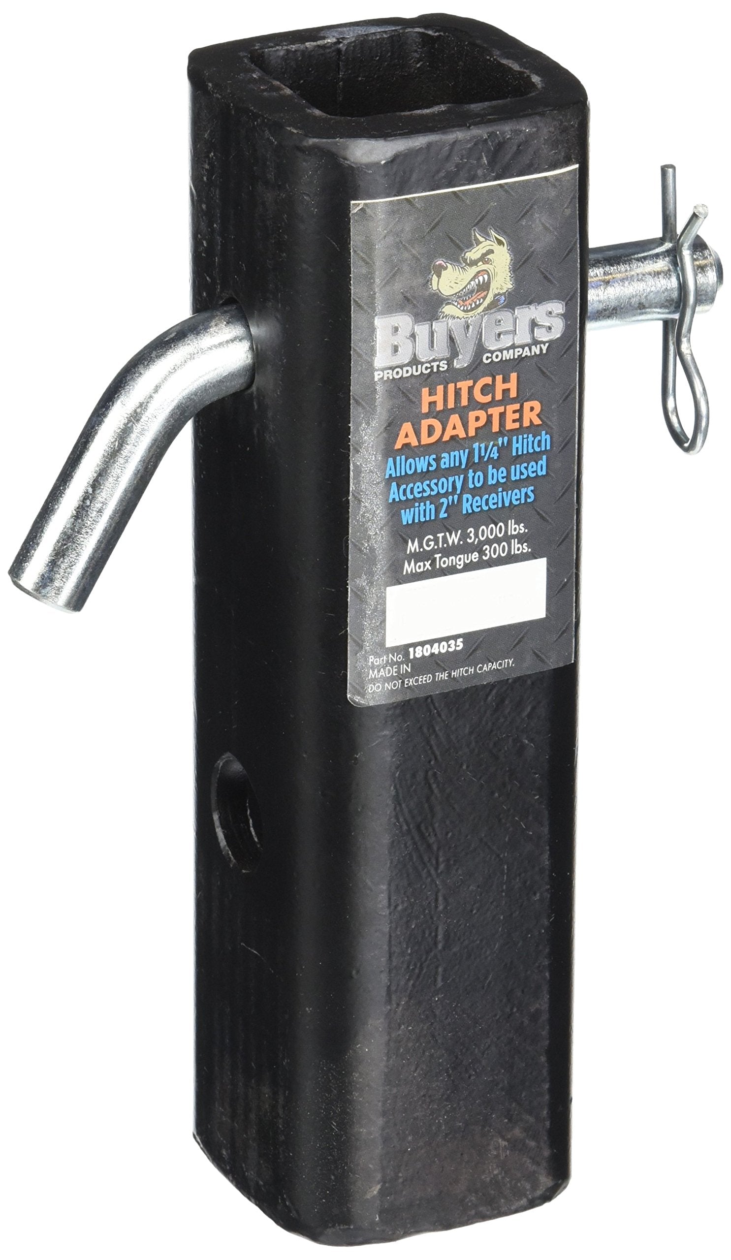 Buyers Products 1804035 2" to 1-1/4" Hitch Adapter