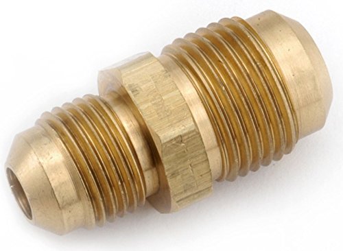Anderson Metals 754056-0806 1/2-Inch by 3/8-Inch Low Lead Reducing Flare Union, Brass