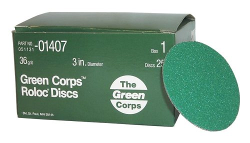 3M 01407 Green Corps Roloc Green Disc