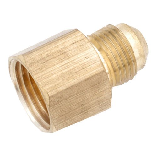 ANDERSON METALS CORP 754046-0612 Series 3/8" x 3/4" Female Pipe Thread, Brass, Flare Connector