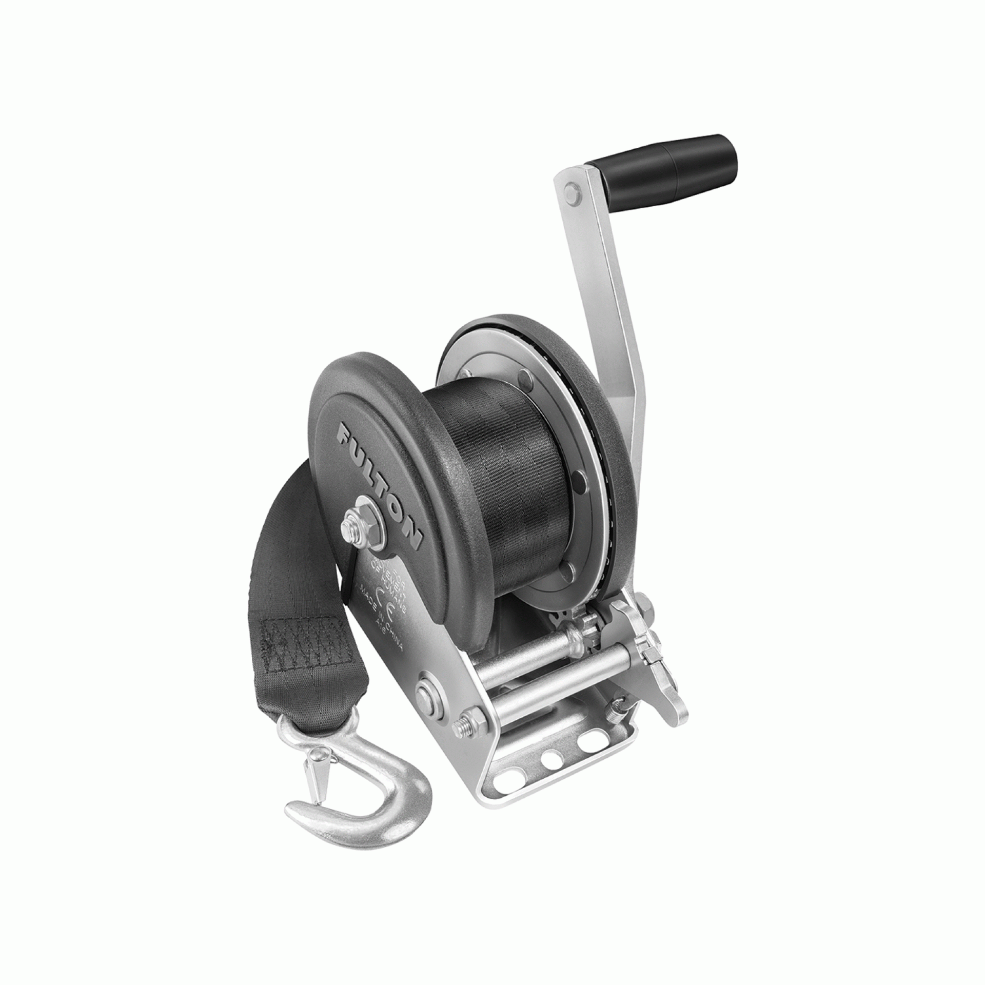 FULTON PERFORMANCE PRODUCTS | 142208 | Trailer Winch 1500lb with Strap