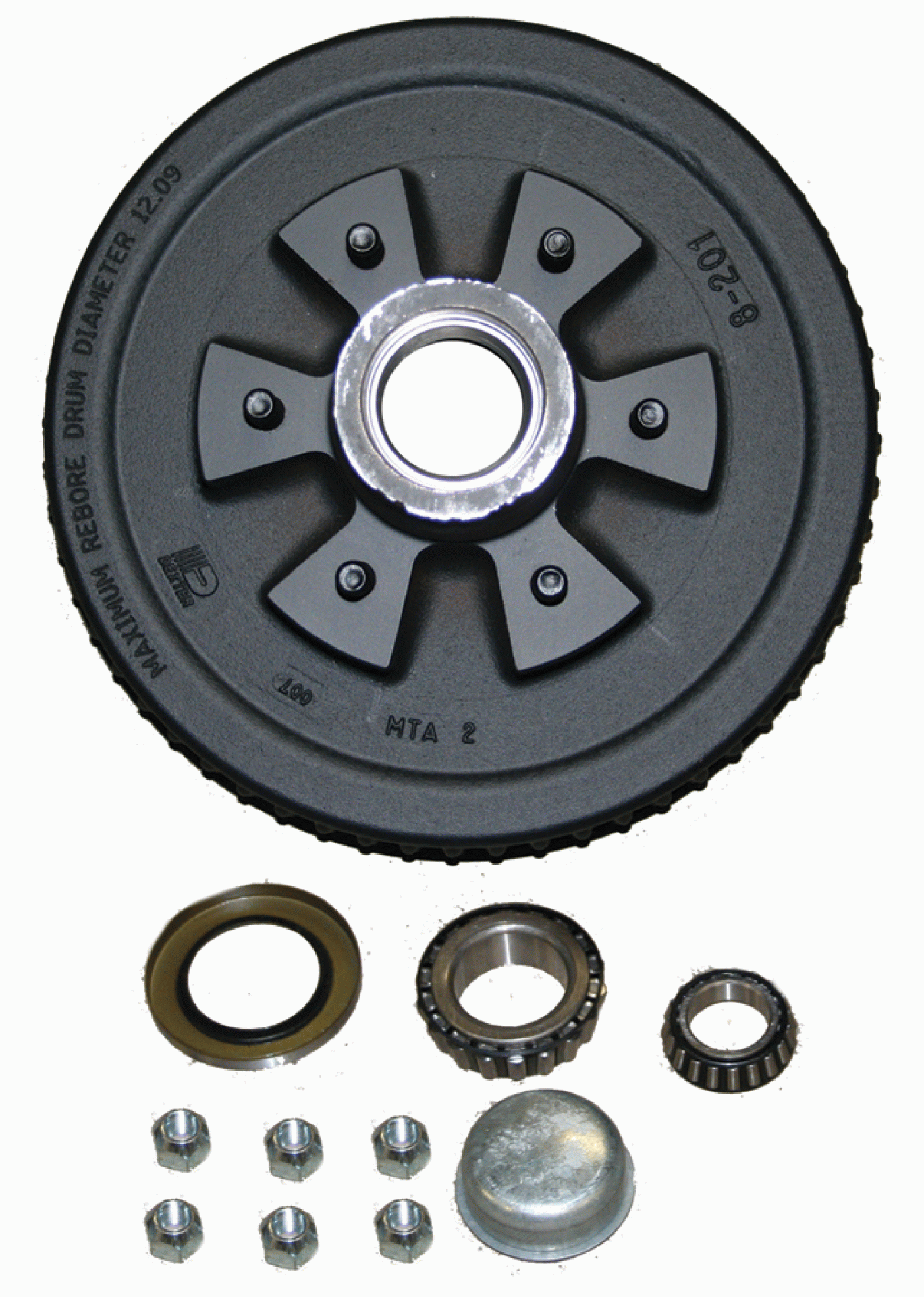DEXTER AXLE CO. | K08-201-90 | HUB AND DRUM ASSEMBLY - FOR 12 INCH X 2 INCH