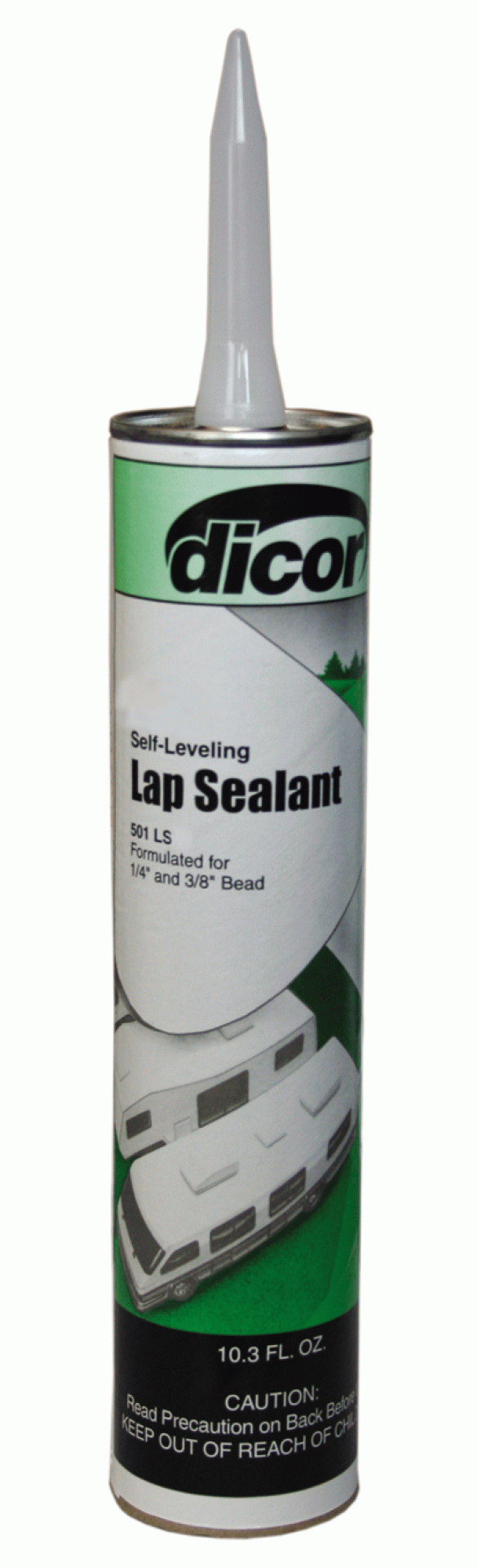 DICOR CORP. | 501LSG-1 | Self-Leveling Lap Sealant 10.3 Oz - Grey