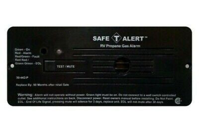 Safe-T-Alert 30-442-P-BL Black Flush Mount Propane Gas Alarm