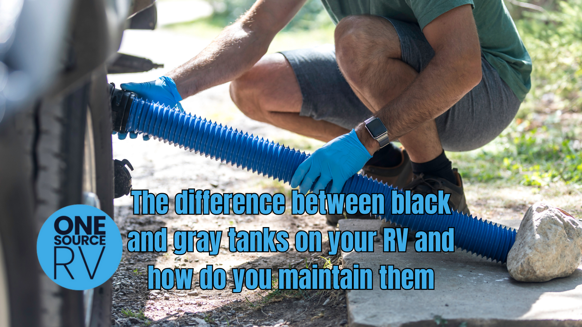 What is the difference between black and gray tanks on your rv and how do you maintain them?