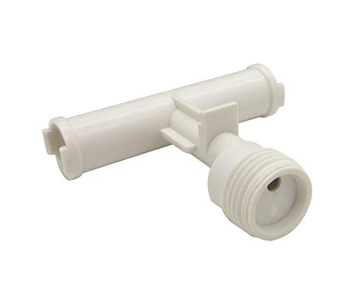 Dura Faucet DF-RK900-WT RV Shower Faucet Diverter Tee  (Wht)