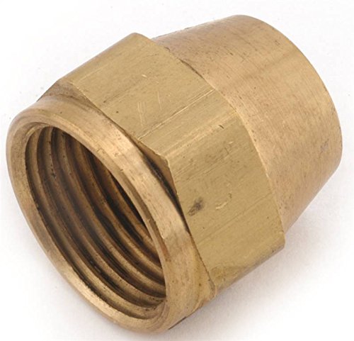 Anderson Metals 54714-06 3/8" Short Flare Nut (1 Pack), Brass