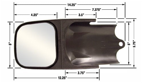 CIPA 11000 Ford/Chevrolet/GMC Custom Towing Mirror (Fits Driver/Passenger Side)