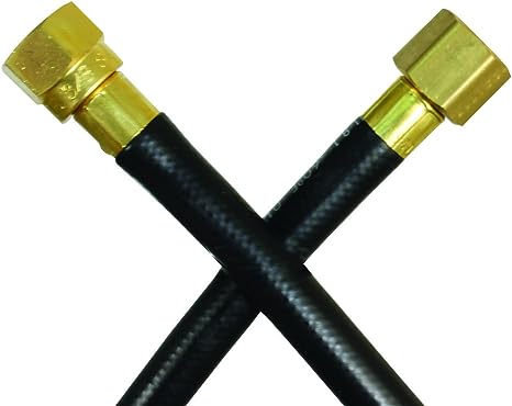 J R PRODUCTS | 07-30995 | LP SUPPLY HOSE 3/8 INCH FEMALE SWIVEL FLARE X 3/8 INCH FEMALE SWIVEL FLARE 36 INCH LENGTH