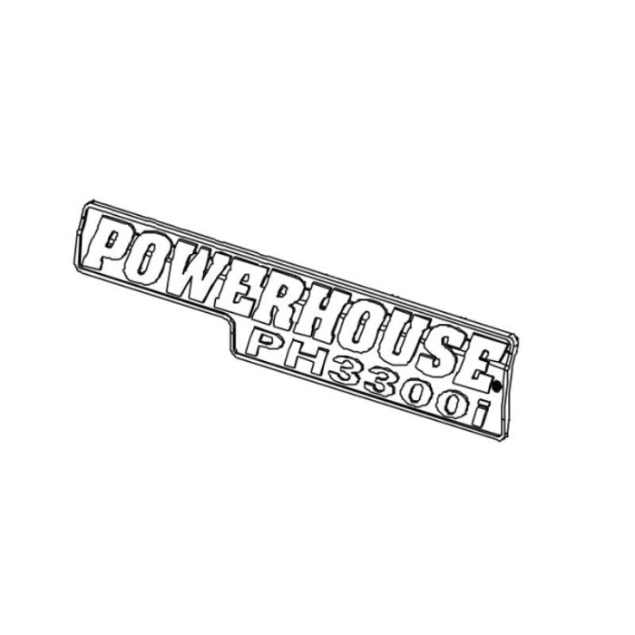 Powerhouse 68245 Badge, PH3300I