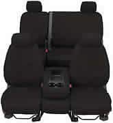 Covercraft SeatSaver Seat Protector: 2015-19 Fits Chevrolet Colorado & GMC Canyon CREWCAB 60 (Polycotton, Charcoal Black) (SS8442PCCH)
