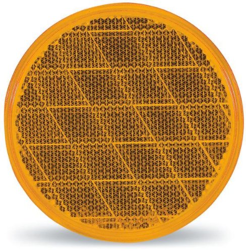 Optronics RE21AS Round 3" Reflector, Amber
