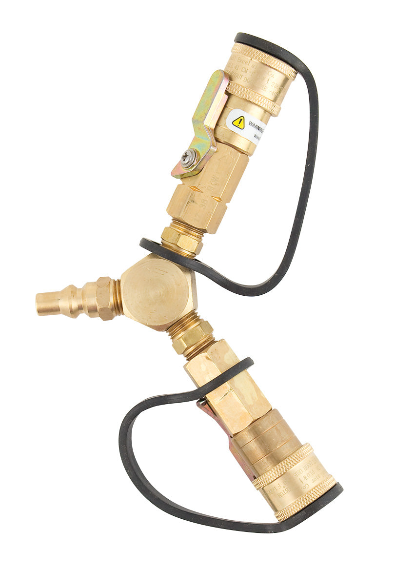 AP Products | ME23YP |  Propane Y Adapter W/Shut Off