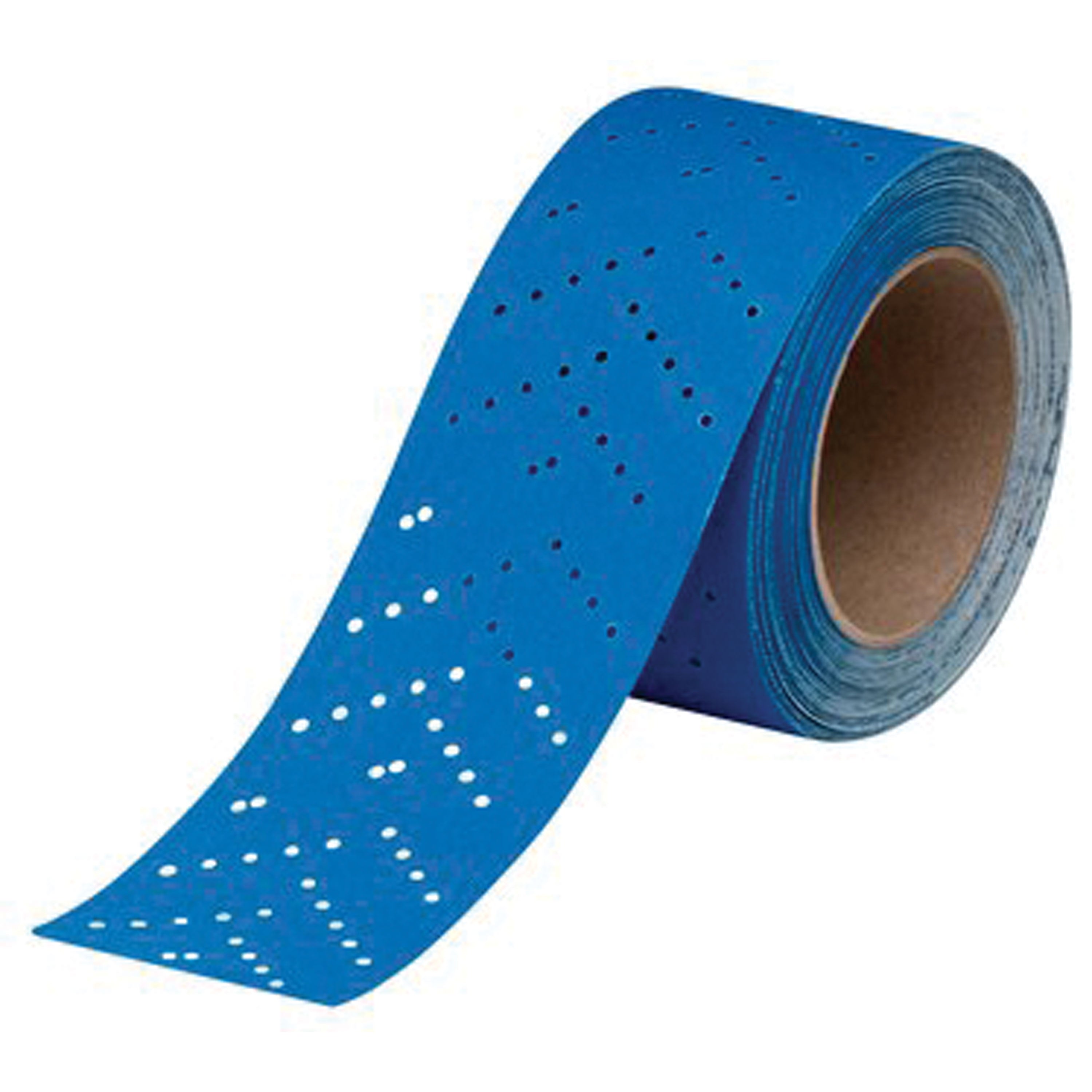 3M 36189 Hookit Blue Sandpaper Sheetroll - 120 Grade Multi-Hole, 2.75"x13yd