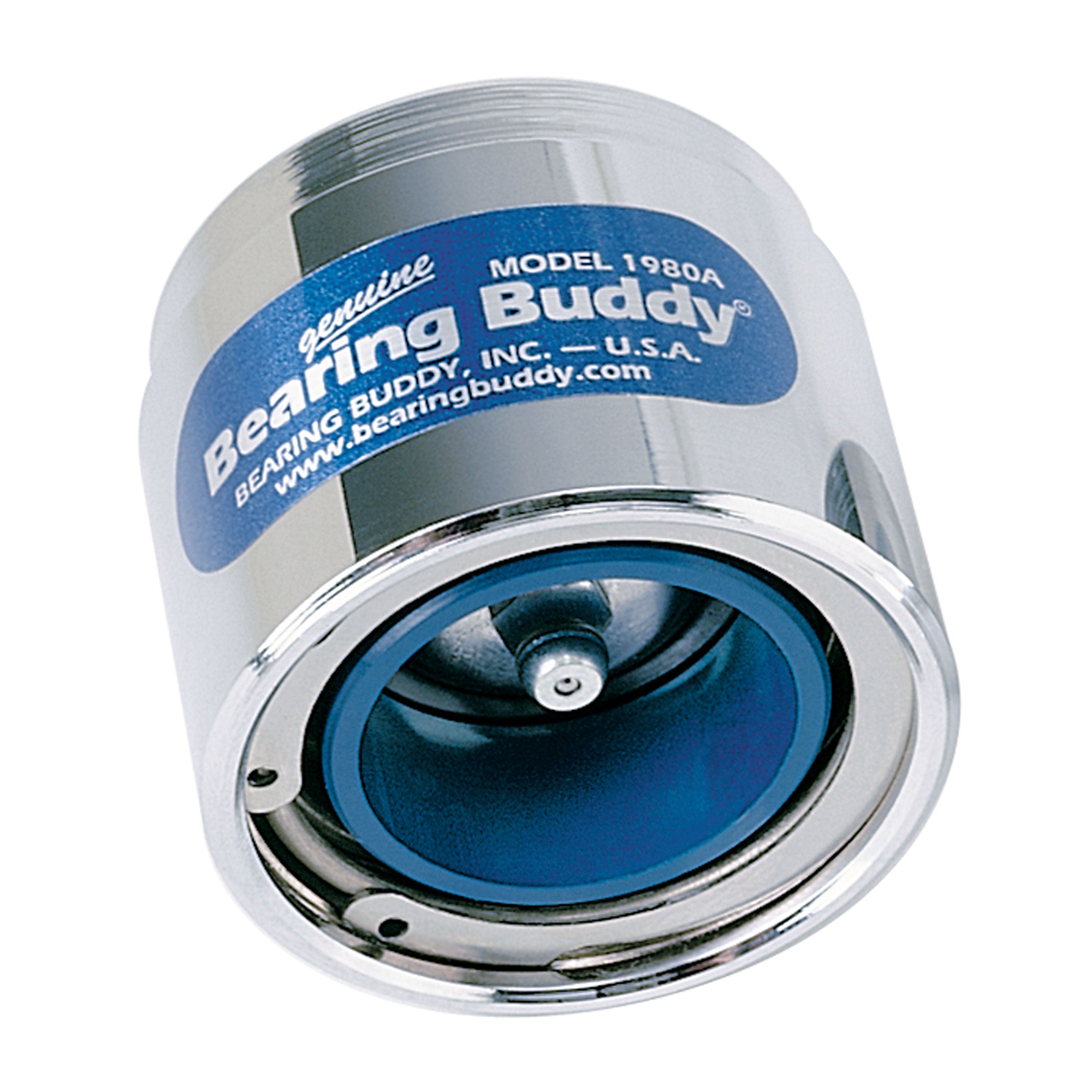 Bearing Buddy 42202 Wheel Bearing Protector - 1.980" D, Chrome W/ Level Ring