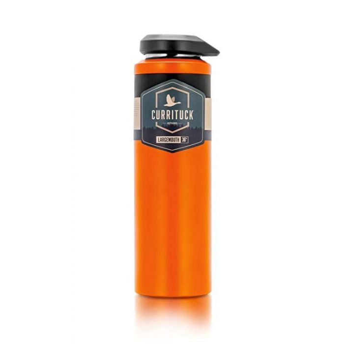 Camco 51947 Currituck Stainless Steel Large Mouth Bottle - 36 oz., Orange