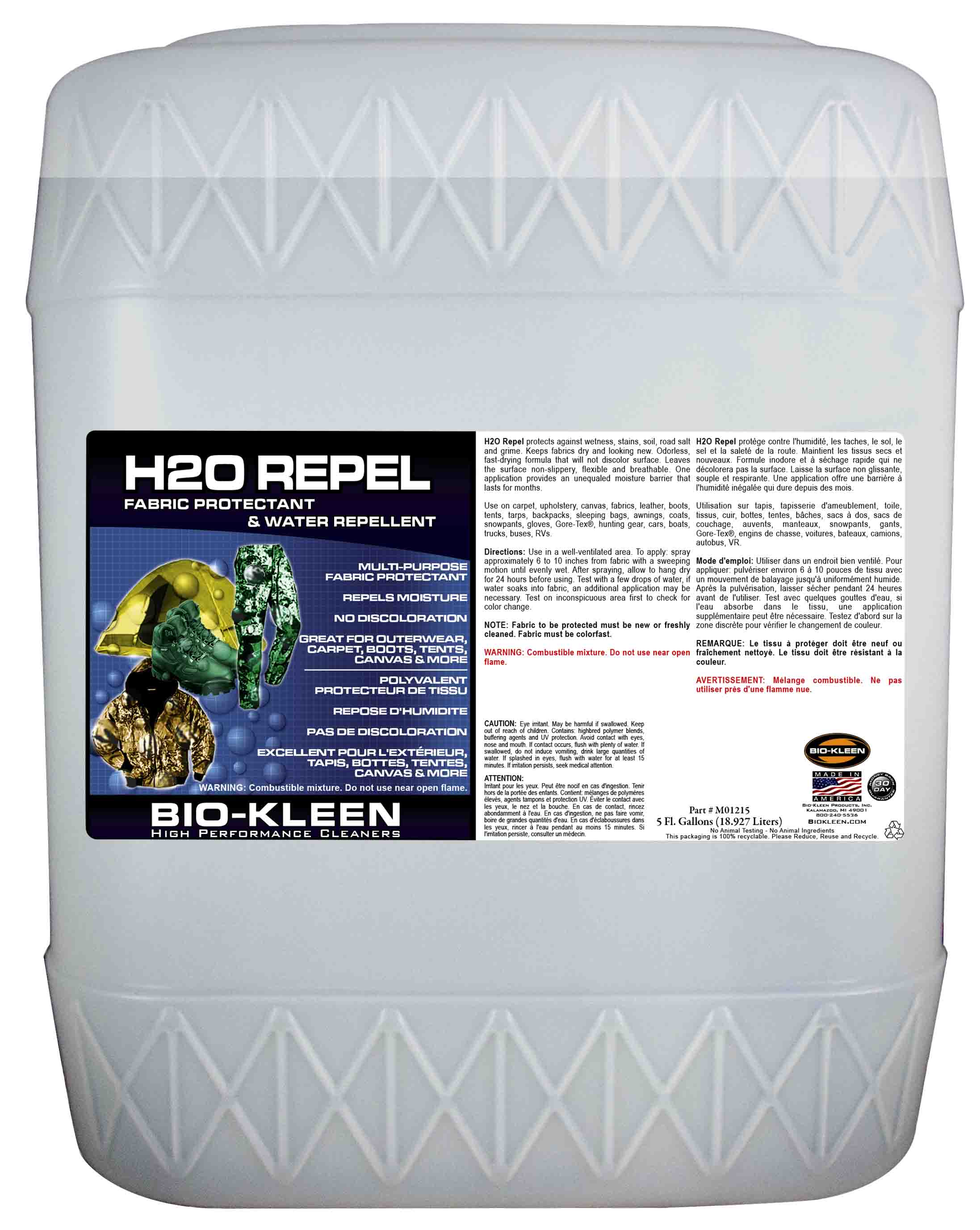 Bio-Kleen M01215 H2O Repel - 5 Gallon