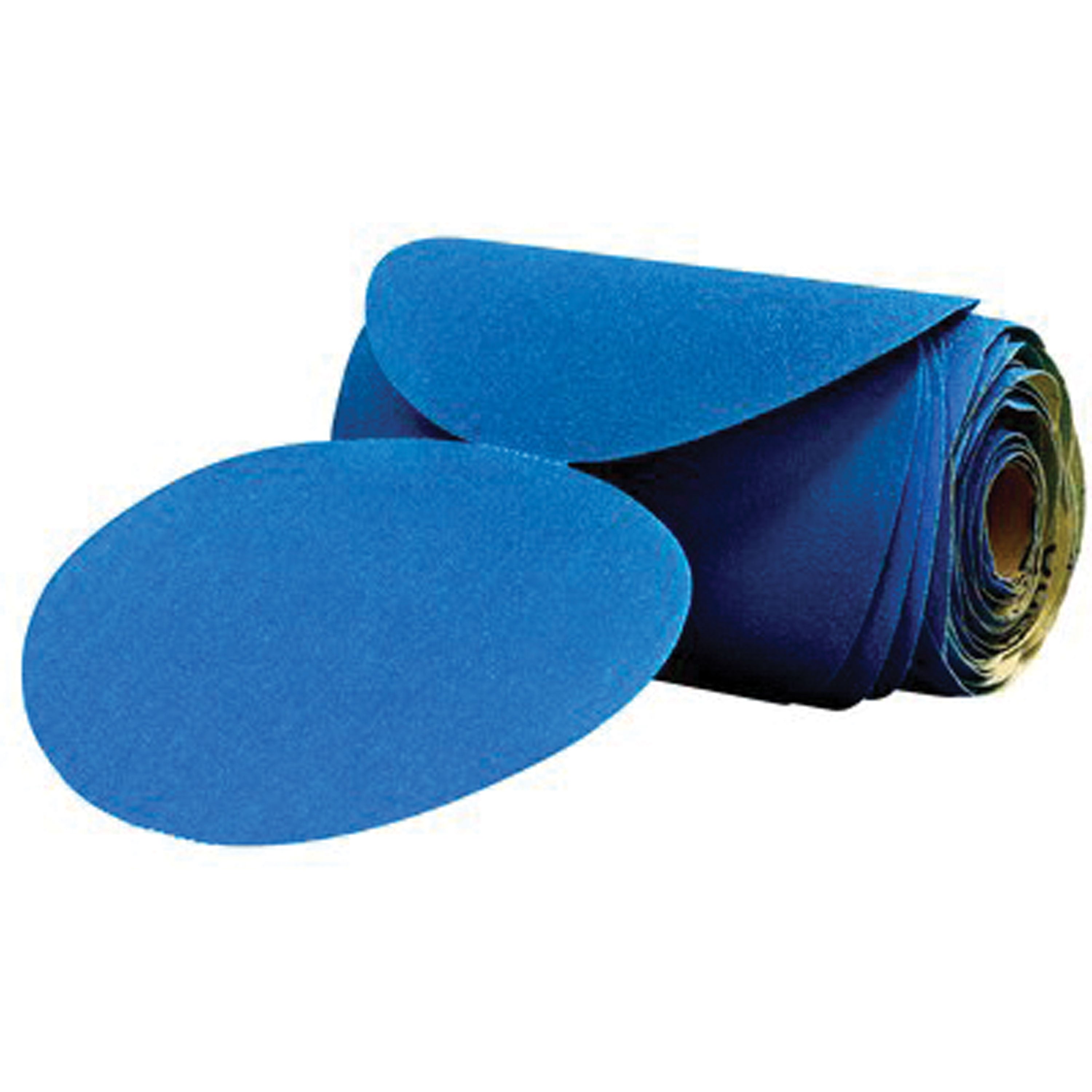 3M 36206 Stikit Blue Sandpaper 6" Disc - 180 Grade, 100/Roll