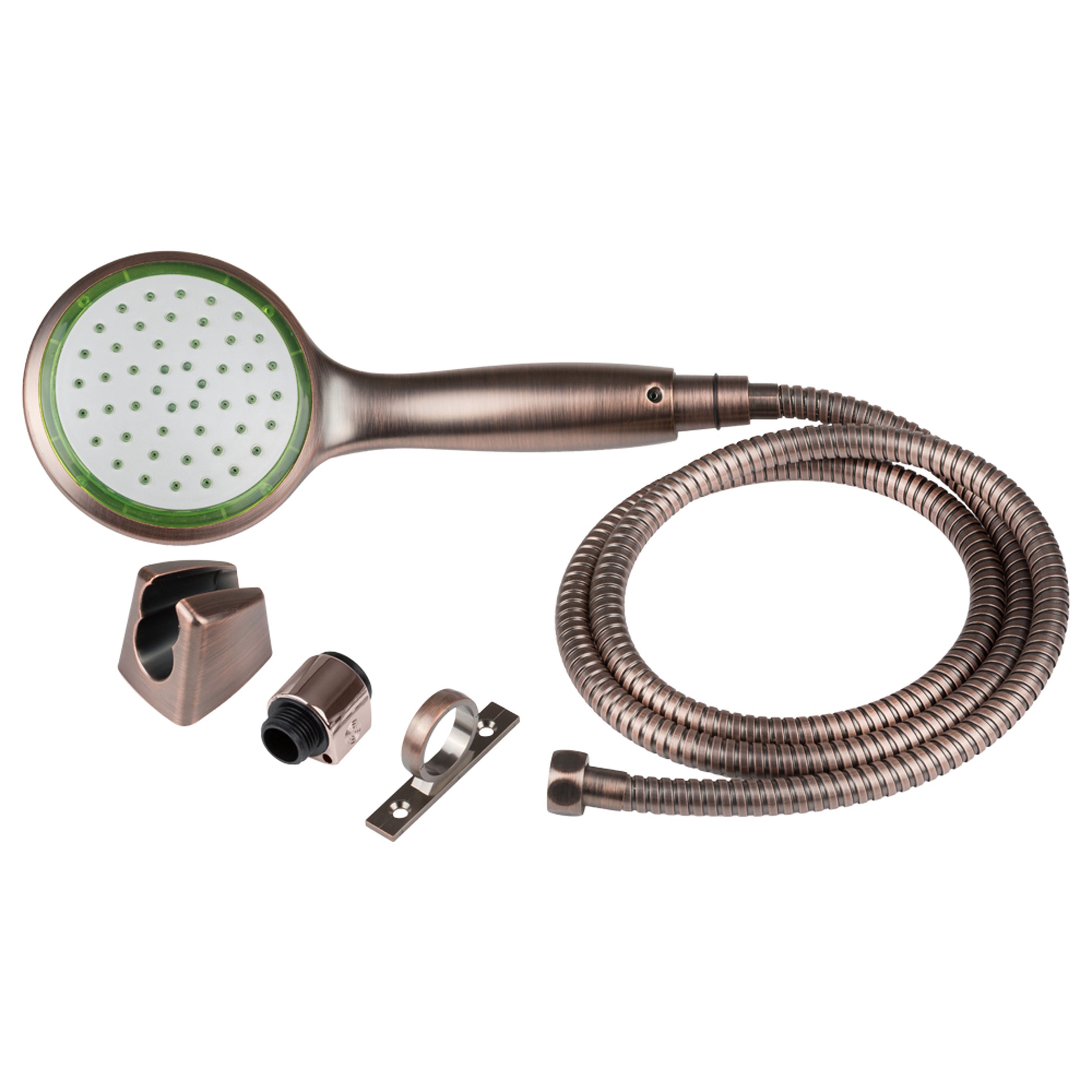 Dura Faucet Pressure Assist RV Shower Wand and Hose Kit - Oil Rubbed Bronze