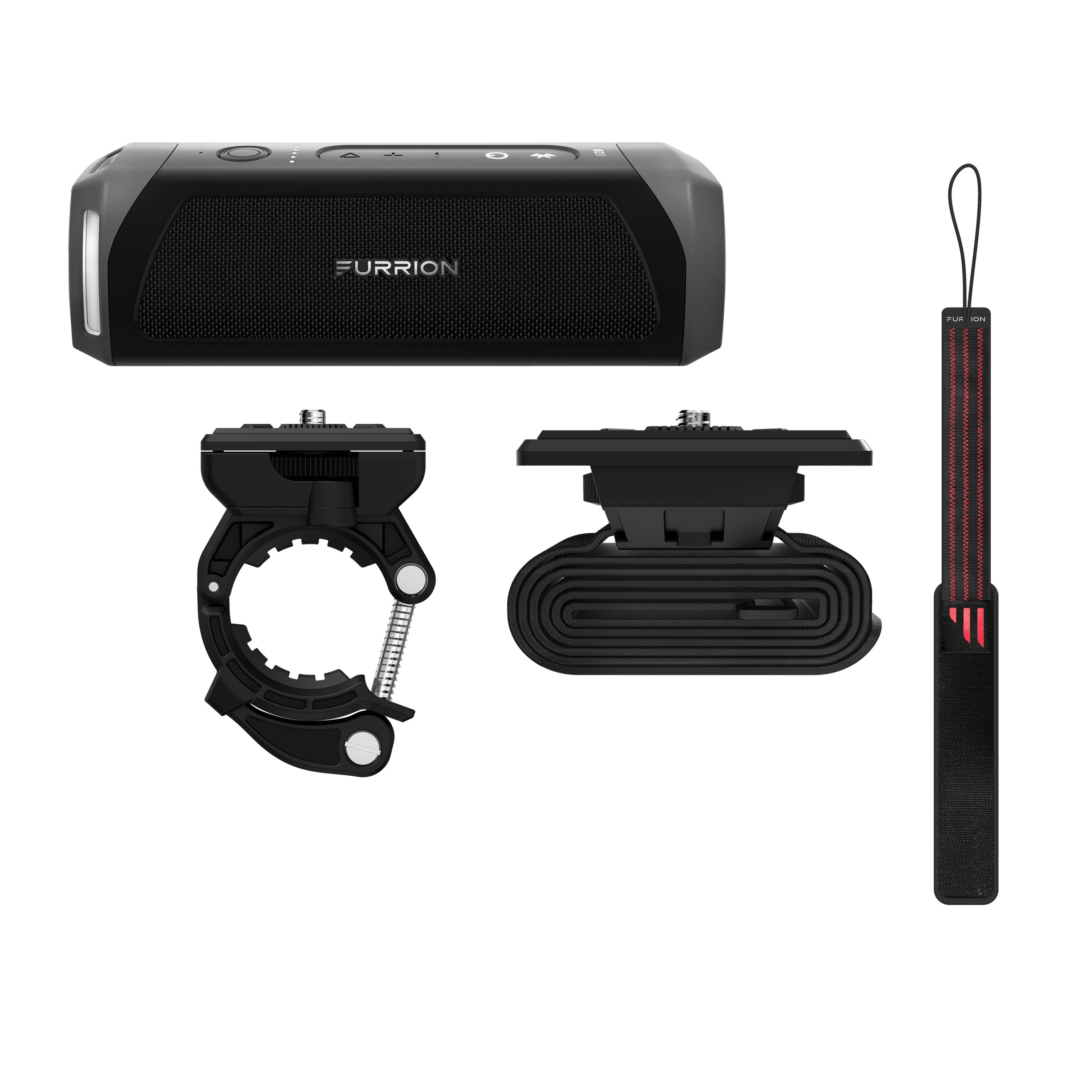 Furrion 2021123787 LIT Portable Bluetooth Speaker Adventure Kit - Black