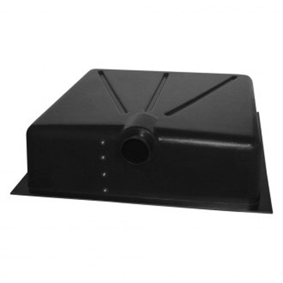Icon 12415 Holding Tank with Center End Drain HT165ED - 32" x 32" x 9.5", 25 Gallon