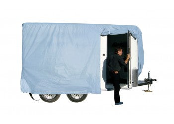 ADCO 46002 SFS AquaShed Bumper Pull Horse Trailer Cover - 10'1" to 12'