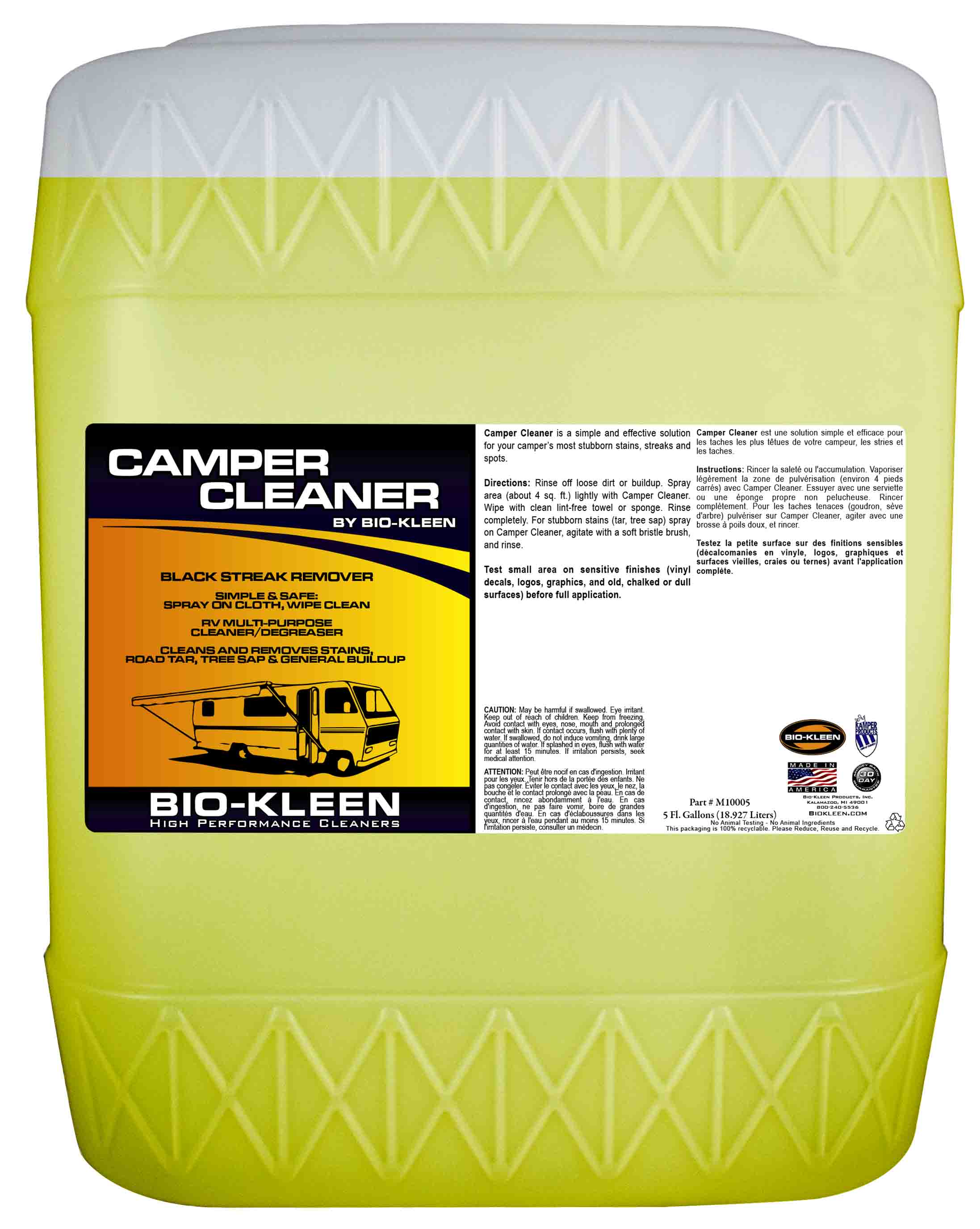 Bio-Kleen M10005 Camper Cleaner - 5 Gallon