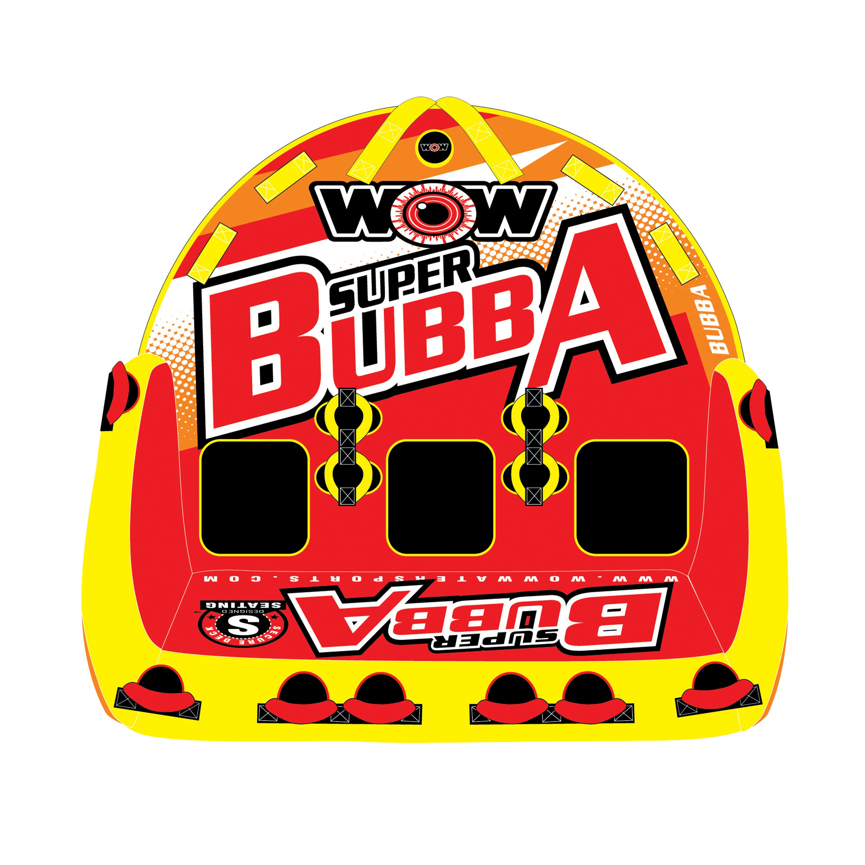 WOW Watersports 17-1060 Bubba Series Towables - Super Bubba, 3 Rider