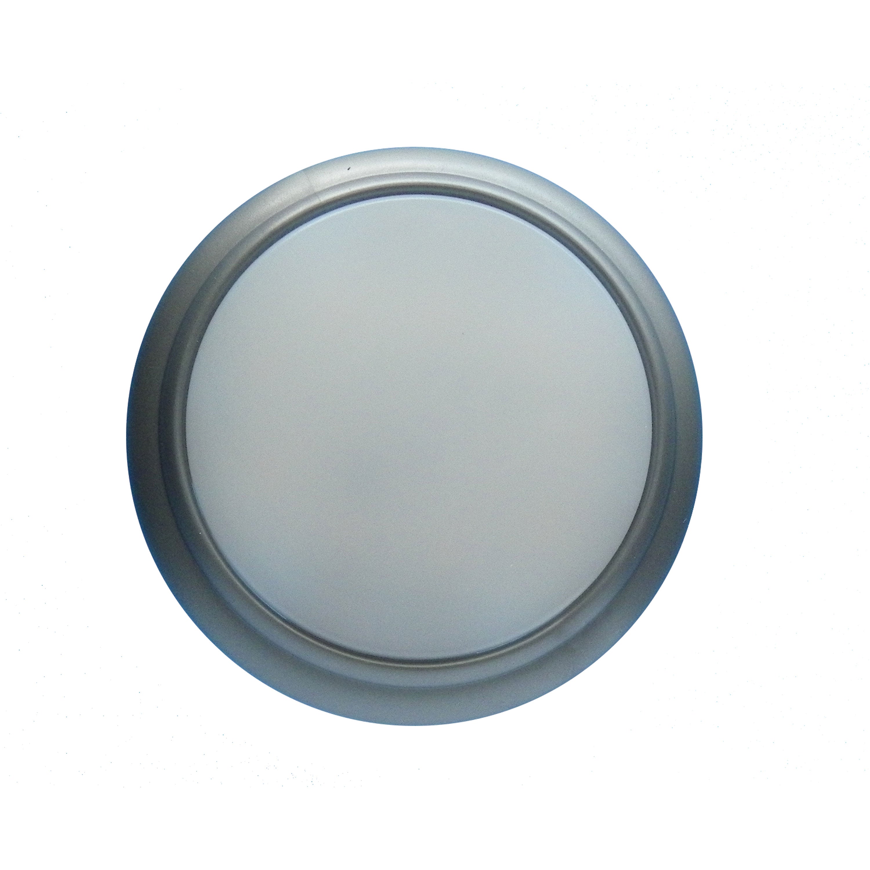 Fasteners Unlimited 001-1003N Surface Mount Round LED Ceiling/Under-Cabinet Light With Switch - Satin, 3 in. x 0.5 in.