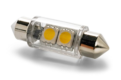 Camco 54637 LED - 211/211-2/212-2 (Festoon), 2-LED 25lm,BrightWhite(E/F)