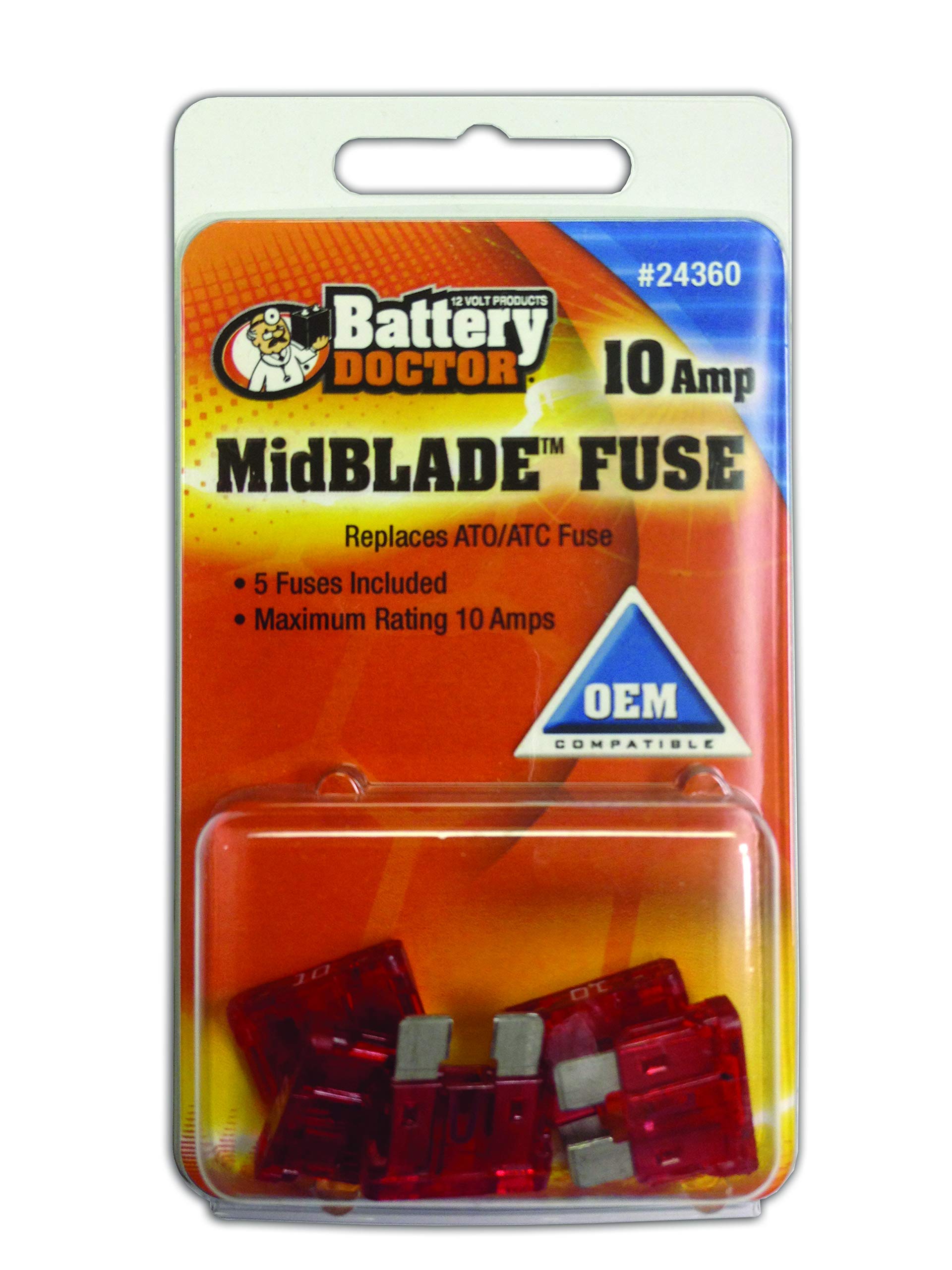 WirthCo | 24365-7 | Standard Mid Blade Fuse 15 AMP