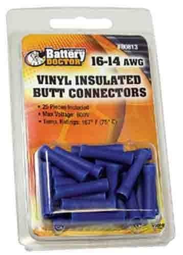 WIRTHCO ENGINEERING 252007 Vinyl Butt Connector, 25 Pack