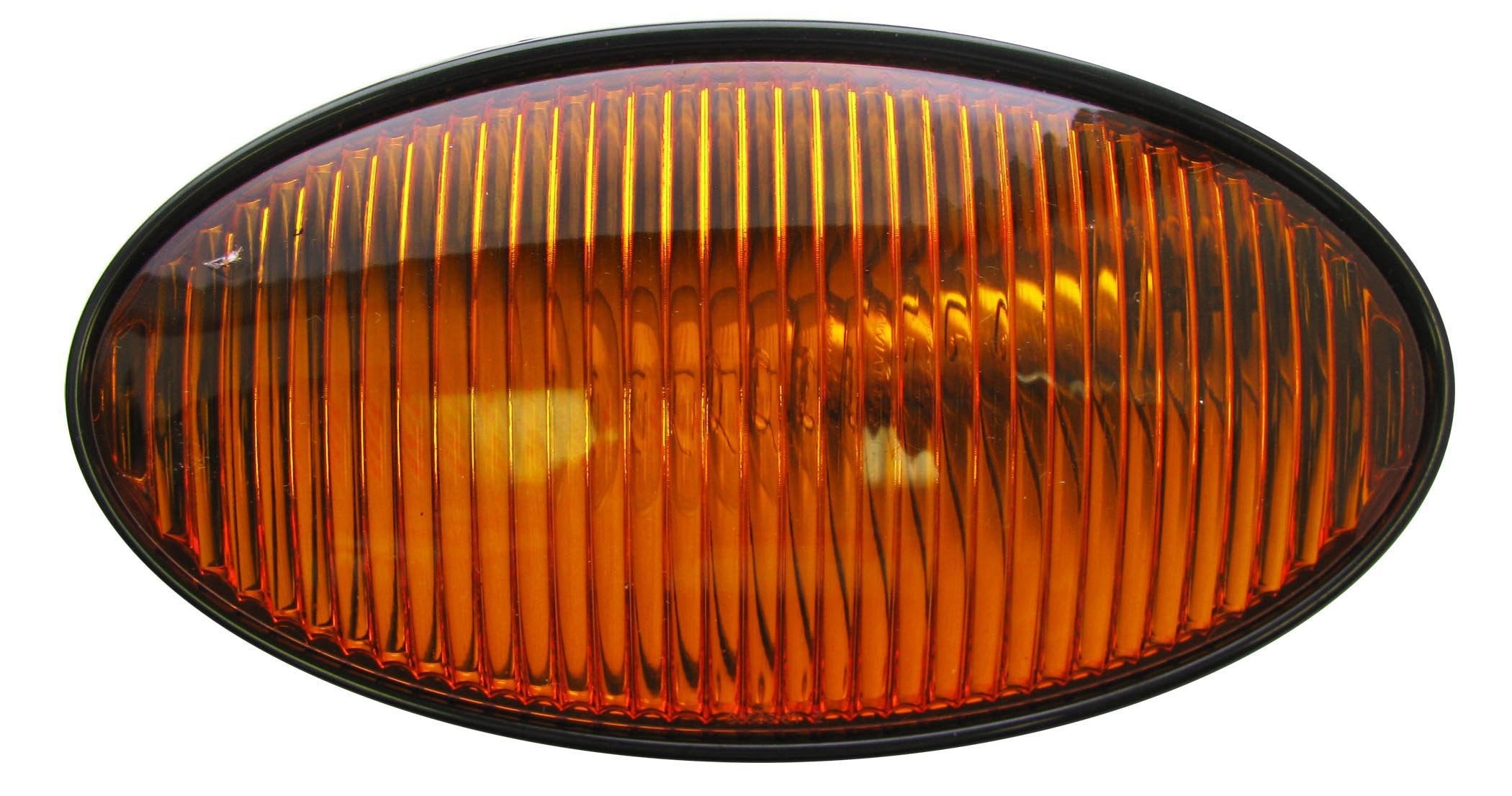 Optronics RVPL5AMP Amber Oval Porch/Utility Light