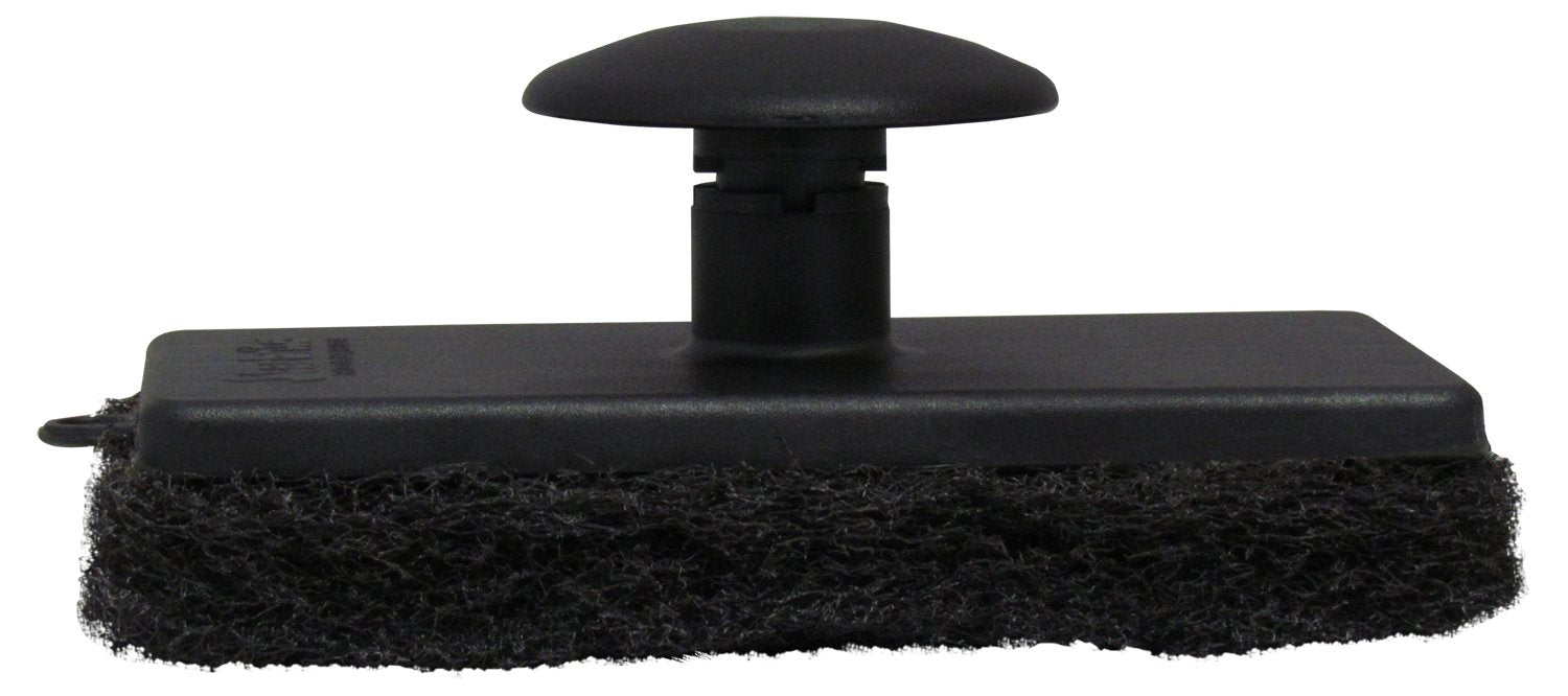 Star brite Coarse Scrubber Pad (Black) with Removeable Ergonomic Handle
