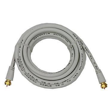 Prime Products 08-8023 25' White Round RG-6U Coaxial Cable