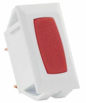 JR Products 12755 Red Indicator Light with White Bezel