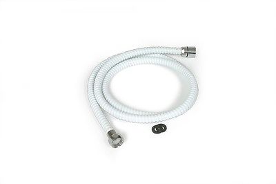 Camco 43717 1/2" White 60" Shower Flex Hose with Washers