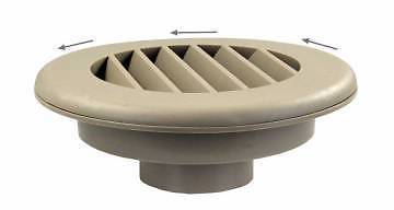 JR Products HV2TN-A ThermoVent Tan Undampered Heat Duct Vent