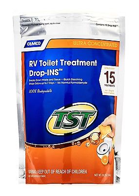 TST Orange Holding Tank Drop-in Treatment | 15pk | Camco | 41189