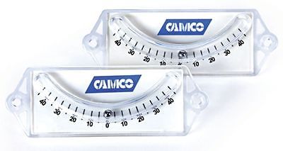 Camco 25553 3-1/2" Screw-Mount Precision Curved Ball Level - 2pk