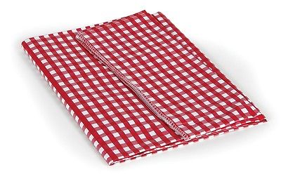 Camco 51019 Camping Essentials 52" x 84" Red and White Vinyl Tablecloth