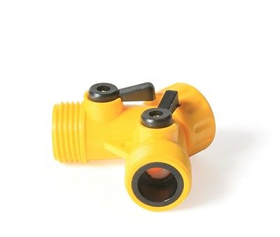Camco 20073 Plastic Water Hose Y-Style Shut-Off Valve