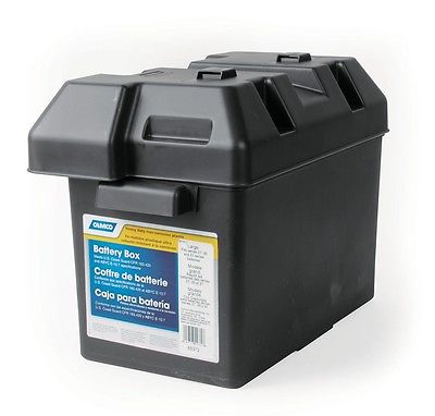 Camco 55372 7-1/4"W x 13-1/4"L Group 27/30 Large Battery Box