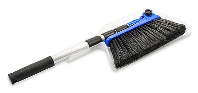 Camco 43623 Adjustable Soft-bristled Broom with Dustpan