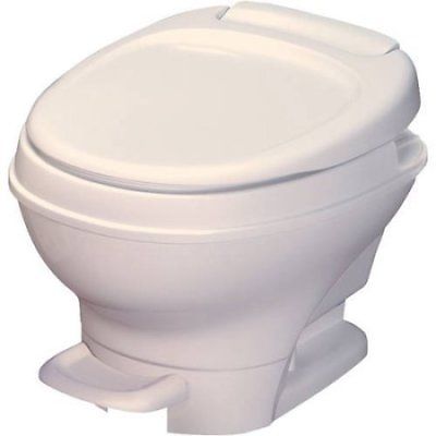 Thetford 31651 Aqua-Magic V Low Profile Parchment Foot Flush Toilet