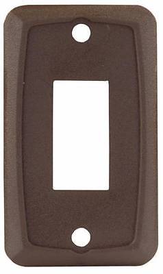 JR Products 12865 Brown Single Face Plate