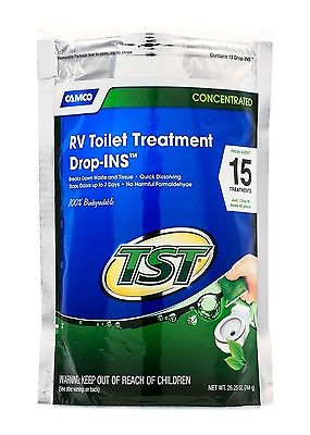 Camco 40264 TST Biodegradable Holding Tank Drop-in Treatment - 15pk