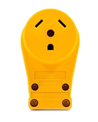 Camco 55343 30 AMP Female Replacement Receptacle