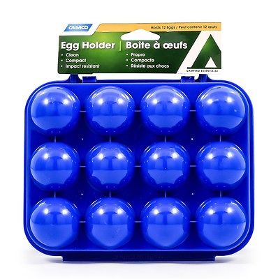 Camco 51015 Camping Essentials Compact Unbreakable 12 Egg Carrier
